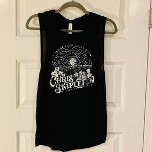 Chris Stapleton Black Tank Top Lucky Penny/Starting Over